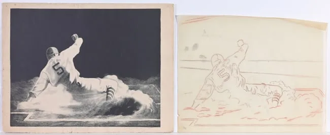 Scoring by Mabel Wellington Jack, 1939, Lithograph, sold Jun 2024