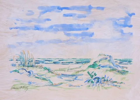 Untitled by Emmett John Fritz, Watercolor & Gouache on Paper, sold Jun 2024