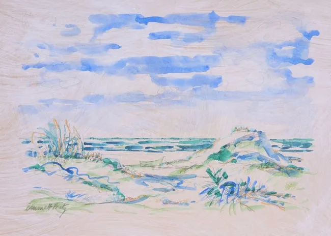 Untitled by Emmett John Fritz, Watercolor & Gouache on Paper, sold Jun 2024