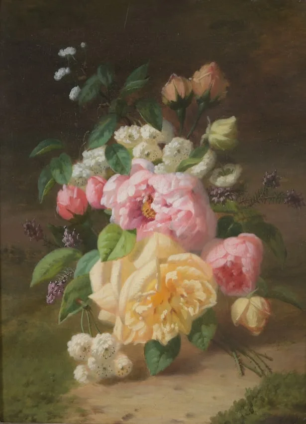Henri Robbe, Untitled, Oil on Board