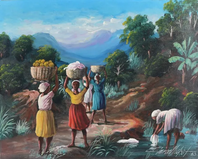 Simeon Michel, Untitled, Oil on Canvas
