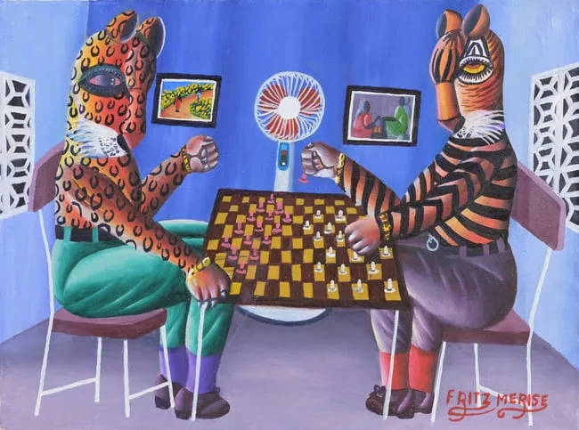 Untitled by Fritz Merise, Oil on Canvas, sold Jun 2024