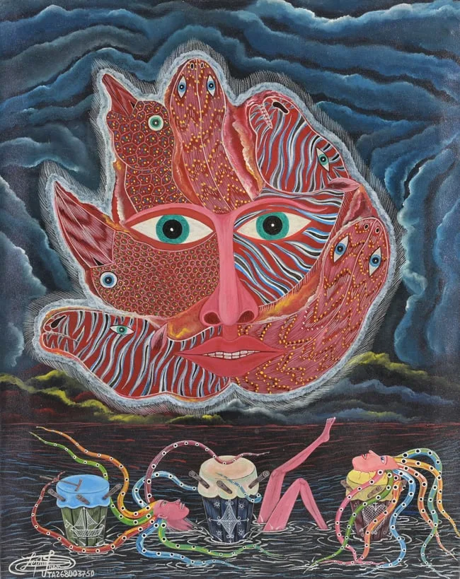 Untitled by Frantz Zephirin, Oil on Canvas, offered Jun 2024