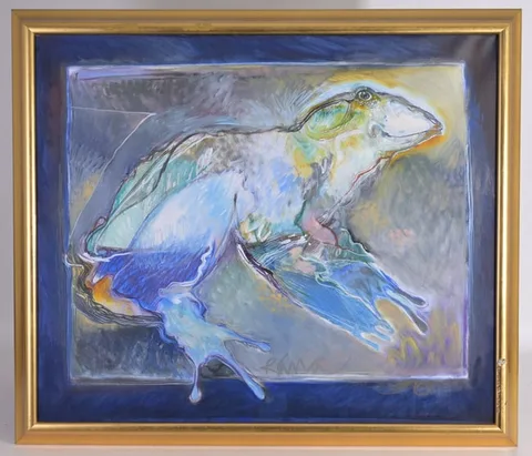 Craig Rubadoux, Frog, Oil on Canvas