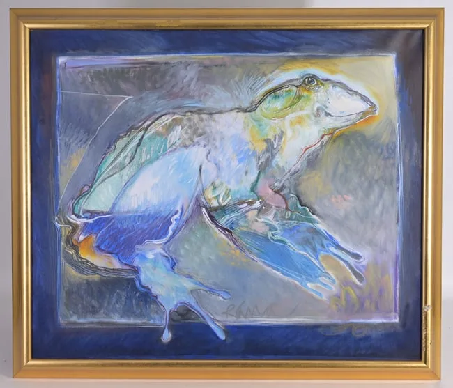 Craig Rubadoux, Frog, Oil on Canvas
