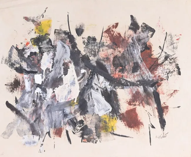 Untitled by John von Wicht, Oil/mixed media, sold Jun 2024