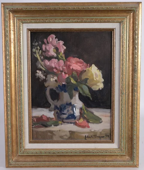 John C. Traynor, Untitled, Oil on Board