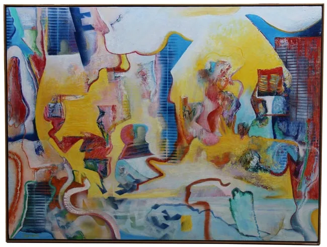 Thomas Koether, Lost Weekend, Oil on Canvas