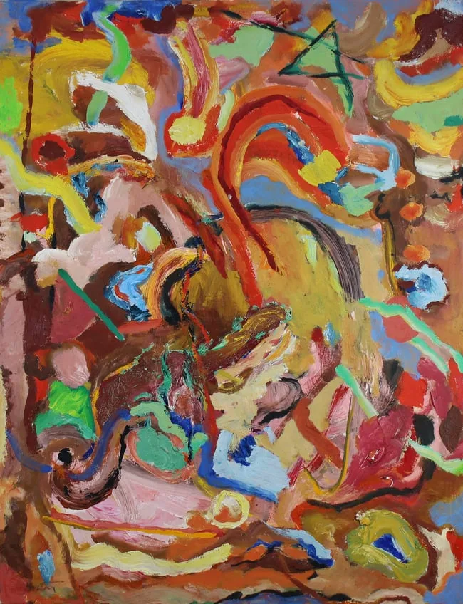 Warumpi Lines / Lightning Ridge Spirit by Thomas Koether, Oil on Canvas, offered Jun 2024