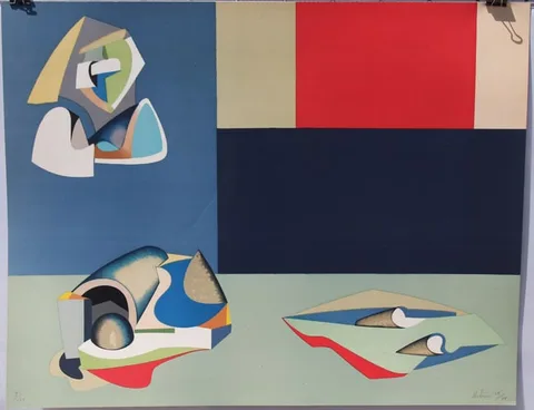 Jean Hélion, Composition, Color Lithograph