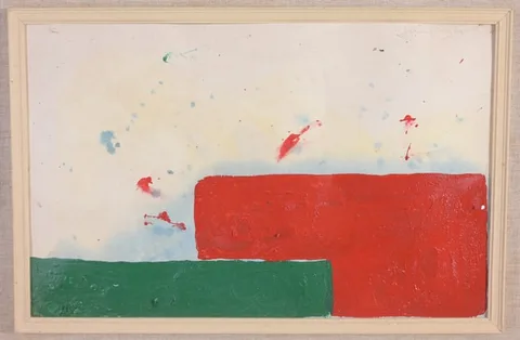 Untitled by John Hoyland, Oil and Watercolor on Paper, sold Jun 2024