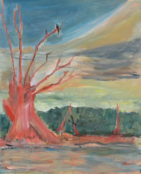 Winifred Johnson Clive, Untitled, Oil on Panel
