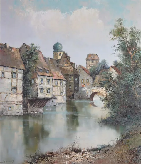 Willi Bauer, Untitled, Oil on Canvas