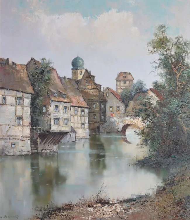 Willi Bauer, Untitled, Oil on Canvas