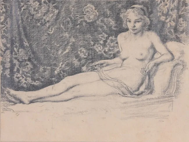 Untitled by Francis Luis Mora, pencil, offered Jun 2024