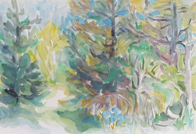 Untitled by Yolanda Fusco, Watercolor on Paper, offered Jun 2024