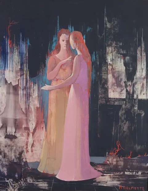 Marcel Delmotte, Untitled, Pastel
