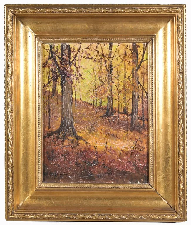 Untitled by William Arnold Eyden Jr., Oil on board, sold Aug 2024
