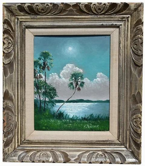 Ellis Buckner, Untitled, Oil on Canvasboard