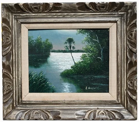 Ellis Buckner, Untitled, Oil on Canvasboard
