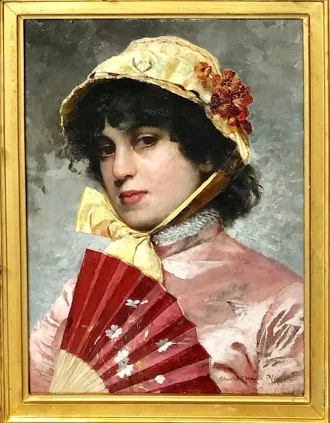 Charles Sprague Pearce, Untitled, Oil on canvas