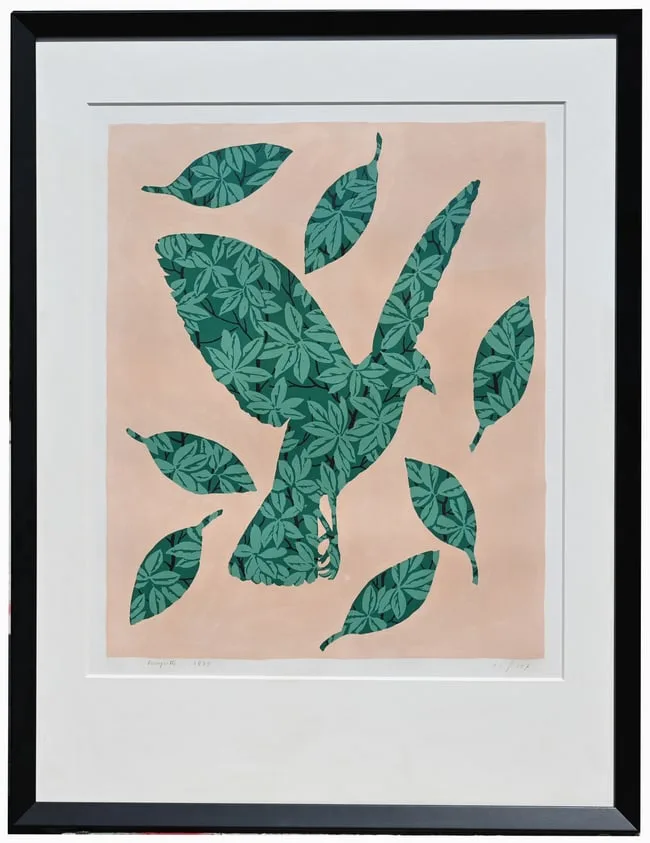 Salon de mai by René Magritte, 1965, Lithograph, offered Aug 2024