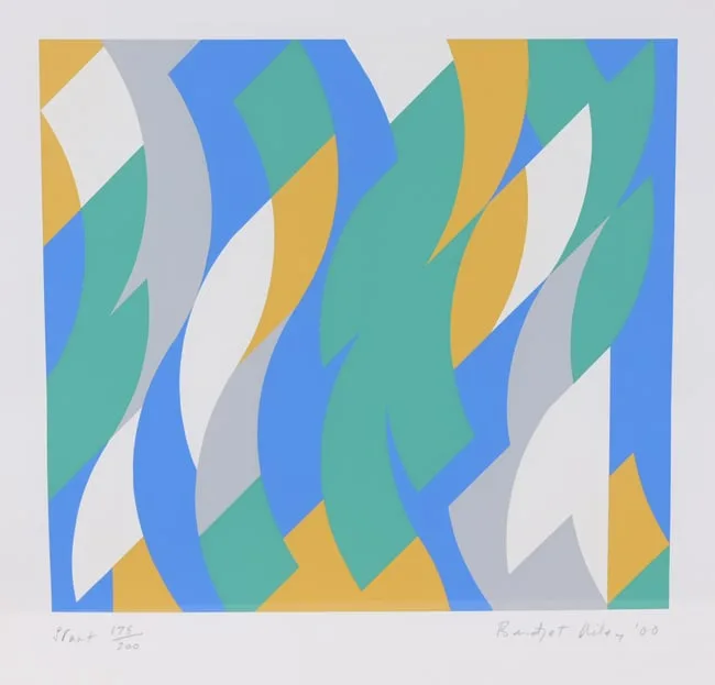 Bridget Riley, Start, 2000, Screenprint