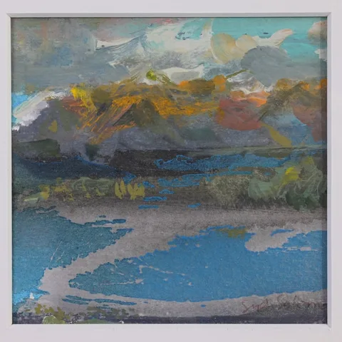 Syd Solomon, Andes Memories, 1980, Gouache on Arches