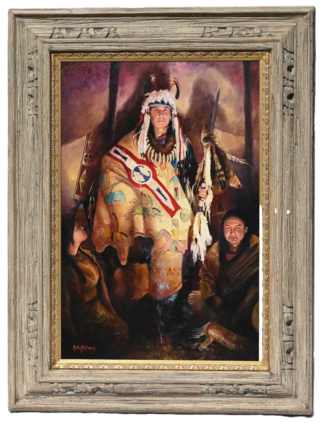 Untitled by Matt Atkinson, Oil on Canvas, offered Aug 2024