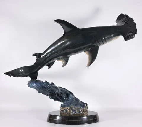 Robert Wyland, Hammerhead Shark, Bronze