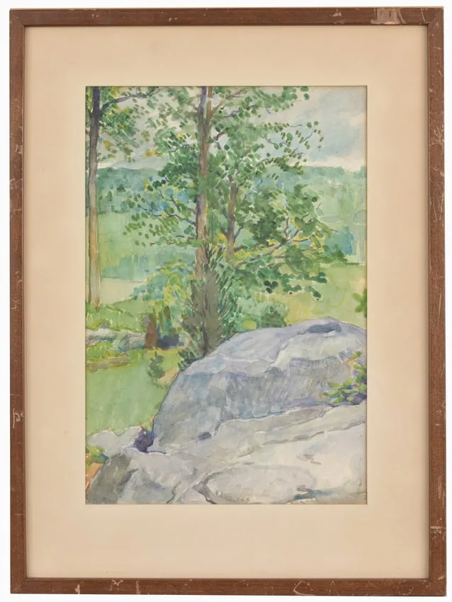 Untitled by Francis Luis Mora, Watercolor, sold Aug 2024