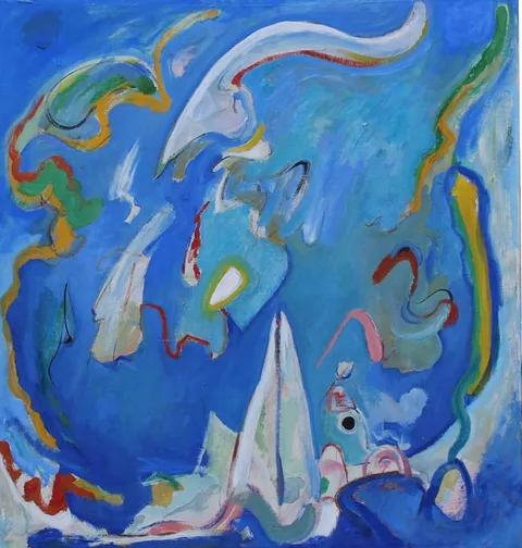 Thomas Koether, Musgil Gusha's Paradise, Oil on Canvas