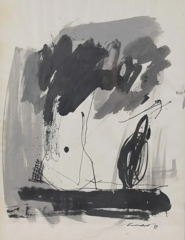 Untitled by Emilio Scanavino, Watercolor, offered Aug 2024