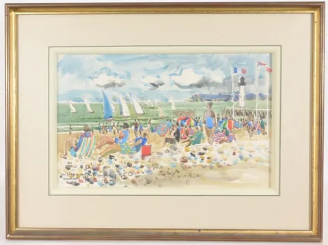 Jean Monneret, Untitled, Watercolor