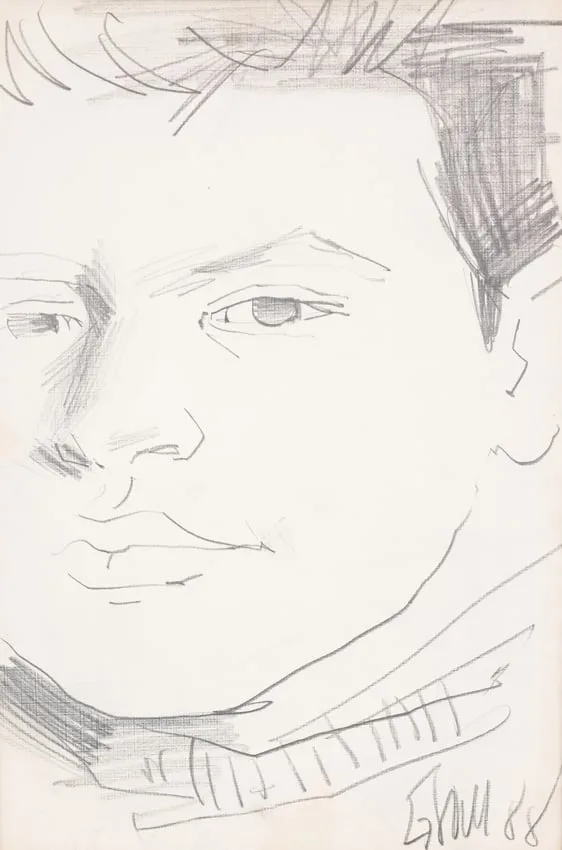 Untitled by Enrique Grau, Graphite on Paper, offered Aug 2024