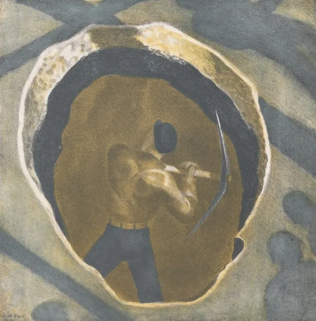 Untitled by Mabel Wellington Jack, Lithograph, sold Aug 2024