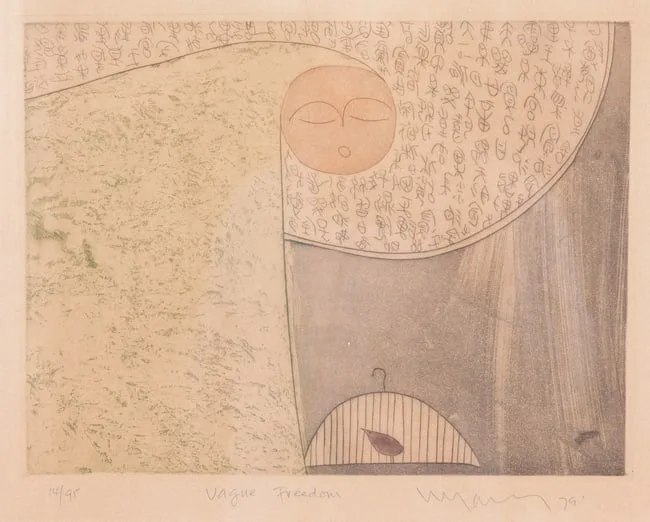 Untitled by Eng Tay, Etching, offered Aug 2024