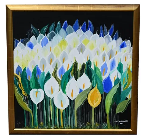 Luis Millingalli, Cartuchos, Acrylic on Canvas