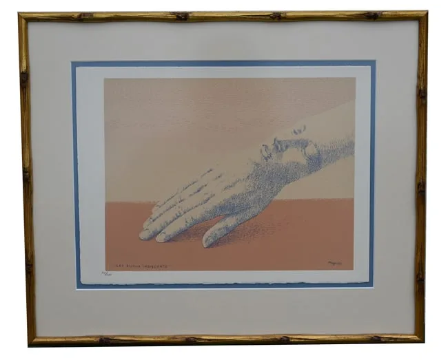 Les Bijoux Indiscrets by René Magritte, 1963, Color Lithograph, sold Aug 2024