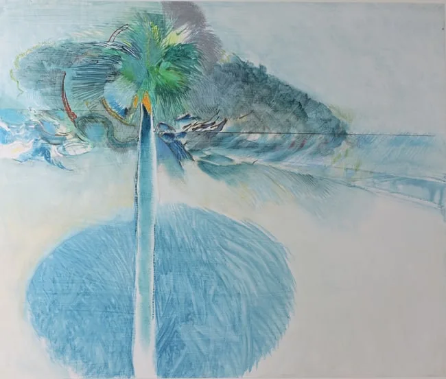 Midnight Two by Craig Rubadoux, 1966, Oil on Paper, offered Aug 2024