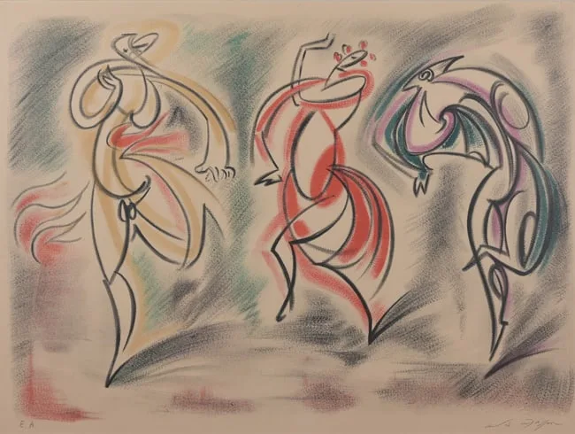 Ballet by André Masson, Color Lithograph, offered Aug 2024