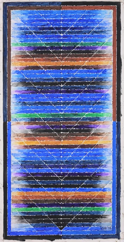 S. H. Raza, Jala, Acrylic on Canvas