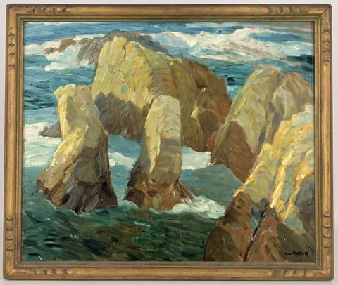 George Joseph Koch, Untitled, Oil on board