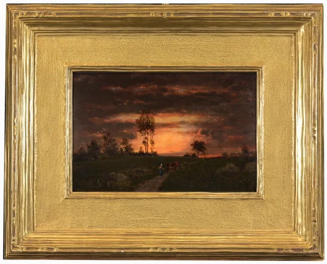 Untitled by Théodore Rousseau, Oil on Panel, sold Oct 2024