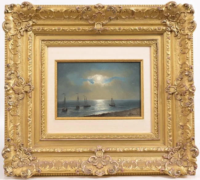 Louis Barnaba, Untitled, Oil on Board