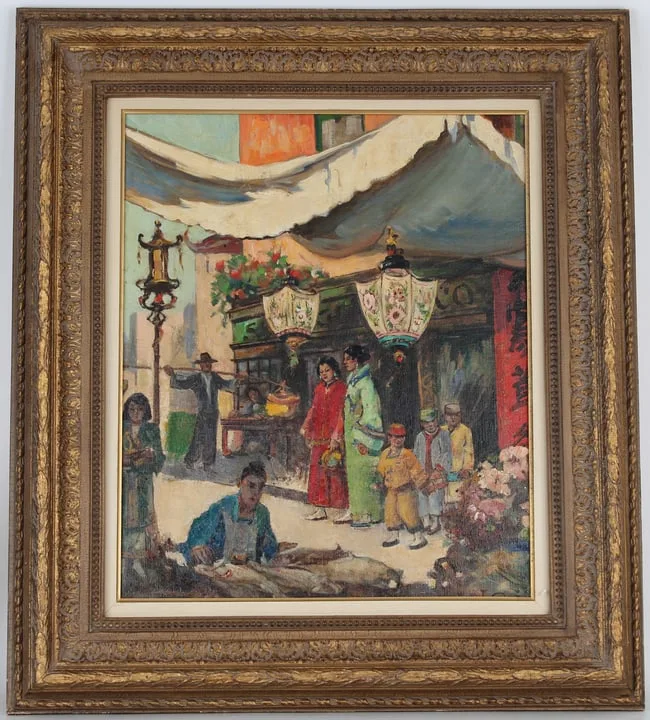 Untitled by Davis Francis Schwartz, Oil on Canvas, sold Oct 2024