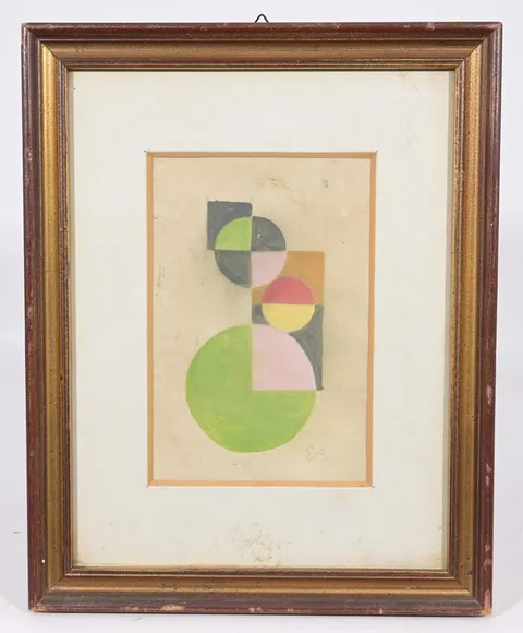 István Beöthy, Untitled, Gouache on Paper