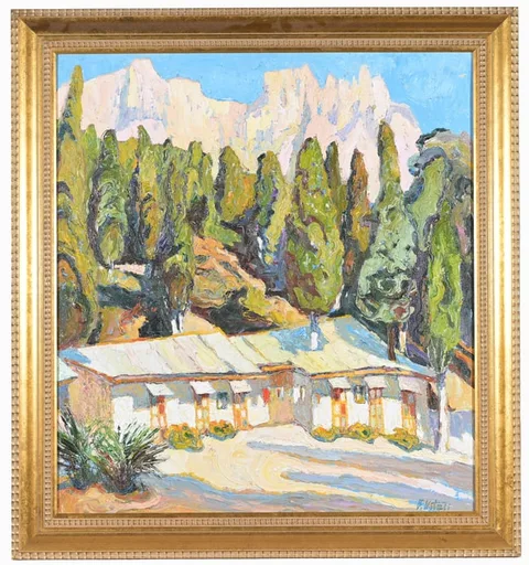 Untitled by Vitali Bondarenko, Oil on canvas, sold Oct 2024