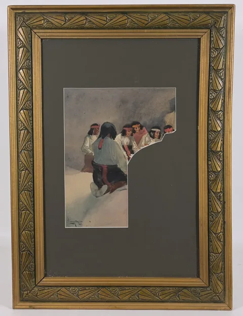 Fernand Lungren, Untitled, Watercolor on Paper