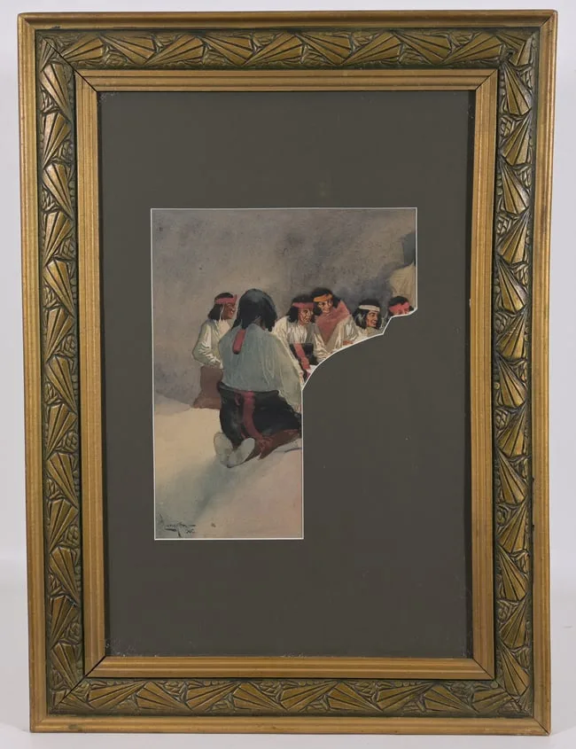 Untitled by Fernand Lungren, Watercolor on Paper, offered Oct 2024